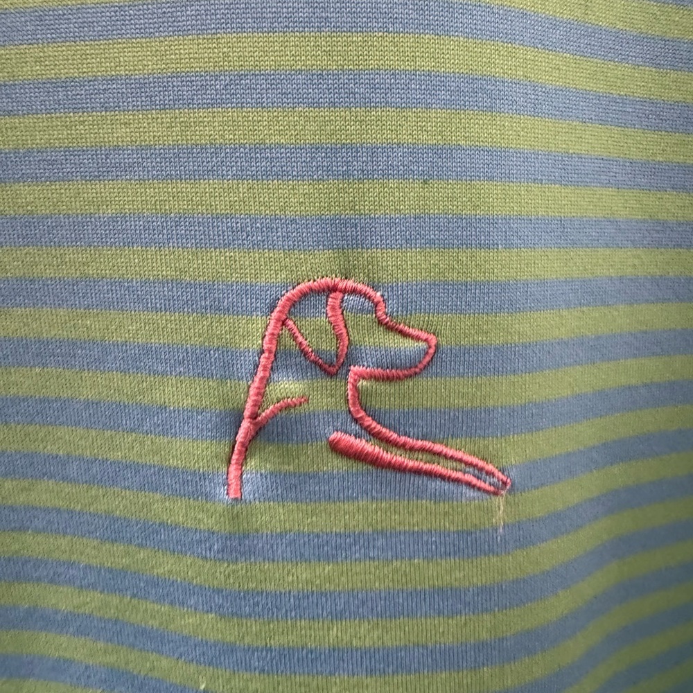 Rhoback Classic Polo Men’s M - Birdie Stripe  NO FLAWS!!